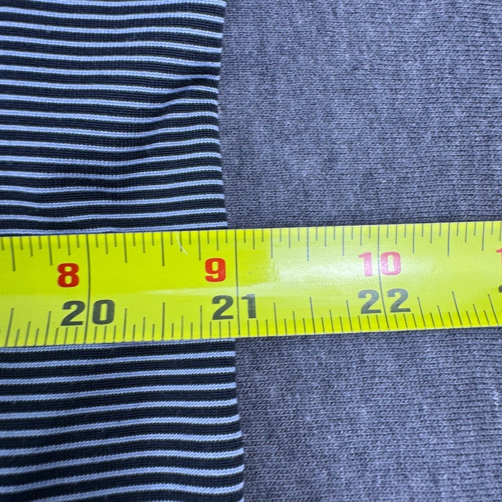 Under Armour HeatGear Mens Large Grey Striped Cross Country 1/4 Zip Pullover - Picture 5 of 7